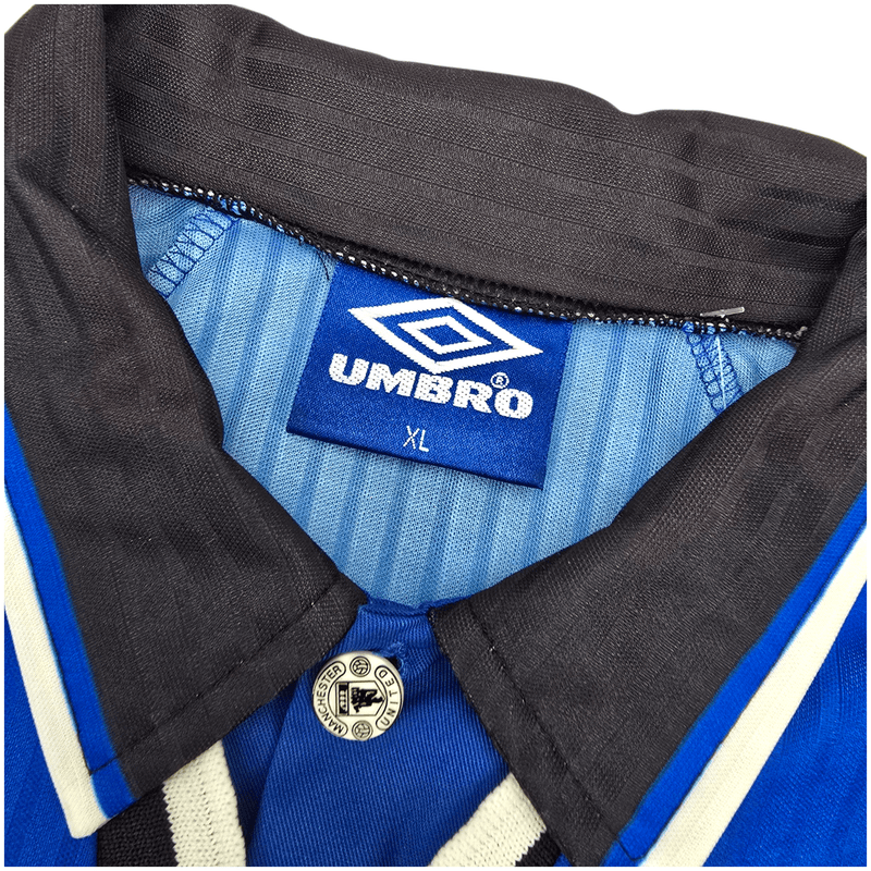 1996/98 Manchester United Third Football Shirt (XL) Umbro 10 Beckham - Football Finery - FF301848