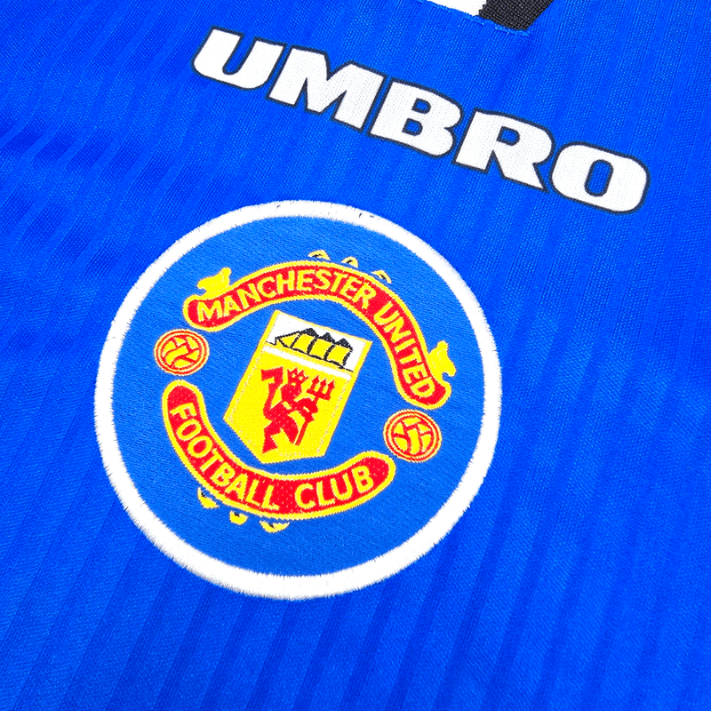 1996/98 Manchester United Third Football Shirt (XL) Umbro 10 Beckham - Football Finery - FF301848