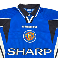 1996/98 Manchester United Third Football Shirt (XL) Umbro 10 Beckham - Football Finery - FF301848