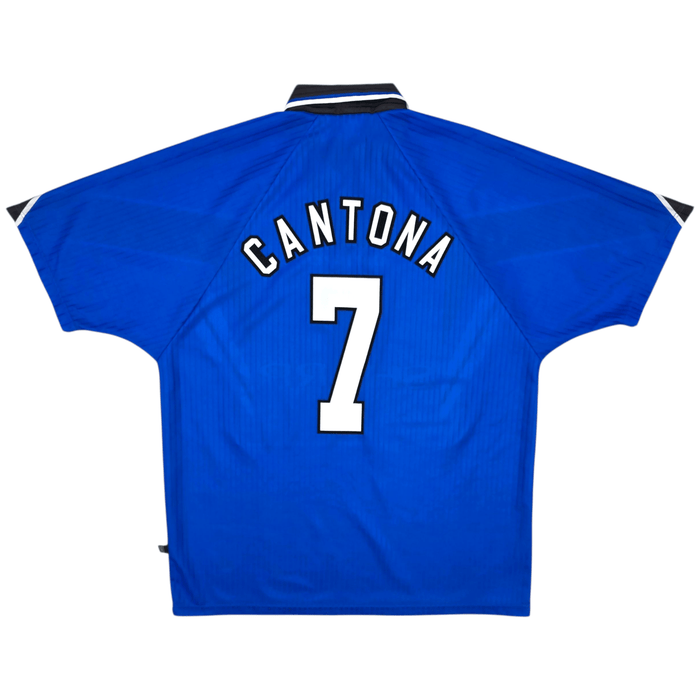 1996/98 Manchester United Third Football Shirt (XL) Umbro 7 Cantona - Football Finery - FF301678