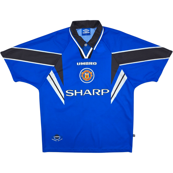 1996/98 Manchester United Third Football Shirt (XL) Umbro 7 Cantona - Football Finery - FF301678