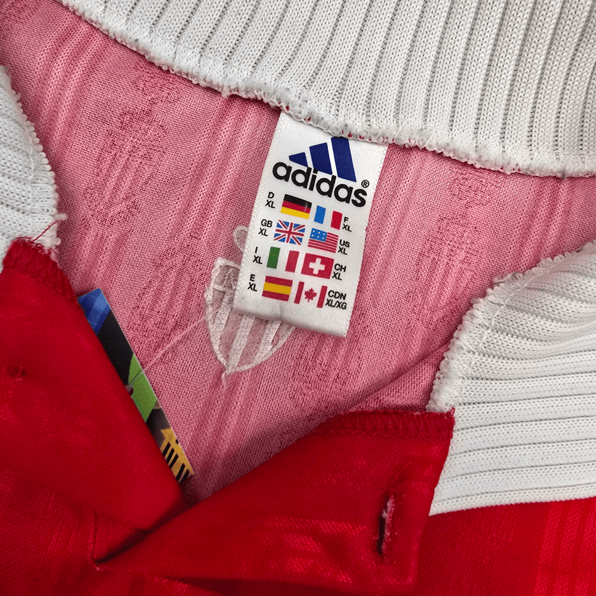 1996/98 Monaco Home Football Shirt (XL) Adidas - Football Finery - FF304502
