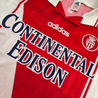 1996/98 Monaco Home Football Shirt (XL) Adidas - Football Finery - FF304502