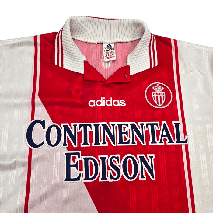 1996/98 Monaco Home Football Shirt (XL) Adidas - Football Finery - FF304502