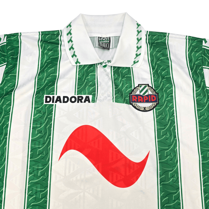 1996/98 Rapid Vienna Home Football Shirt (2XL) Diadora - Football Finery - FF303206