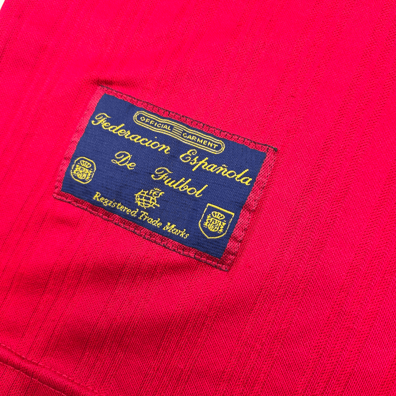 1996/98 Spain Home Football Shirt (L) Adidas 10 Raul - Football Finery - FF301900