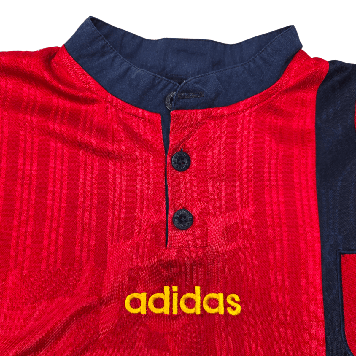 1996/98 Spain Home Football Shirt (XL) Adidas 21 Luis Enrique - Football Finery - FF302883