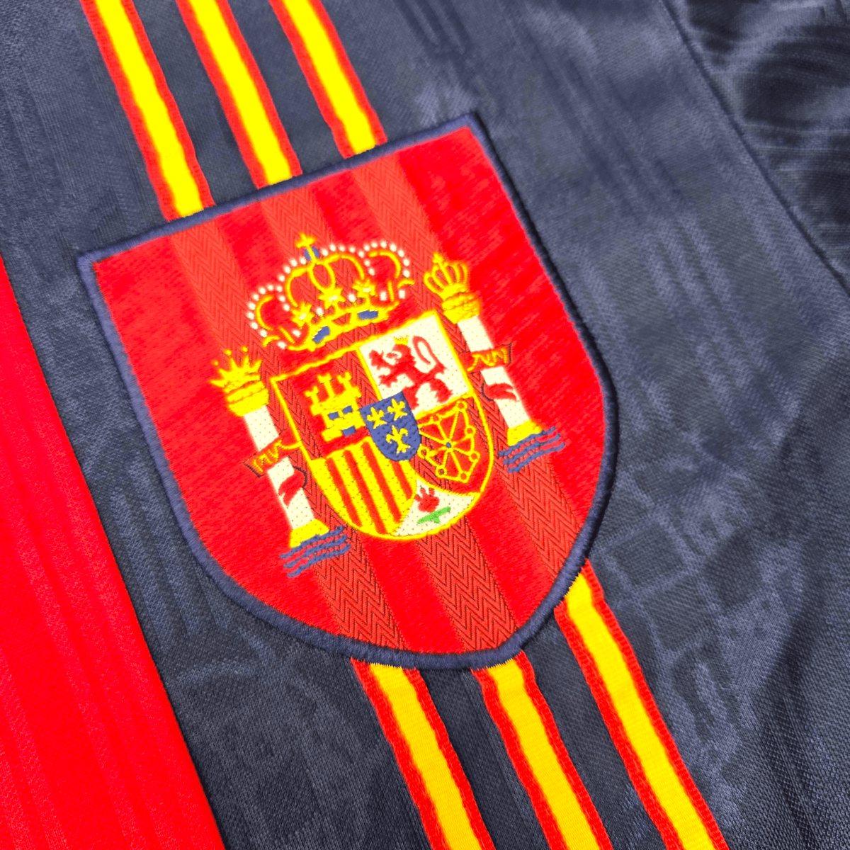 1996/98 Spain Home Football Shirt (XL) Adidas 21 Luis Enrique - Football Finery - FF302883