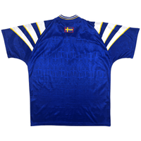 1996/98 Sweden Away Football Shirt (XL) Adidas - Football Finery - FF304485