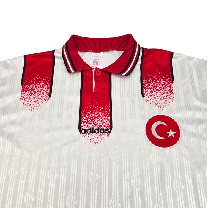 1996/98 Turkey Away Football Shirt (XL) Adidas - Football Finery - FF300370