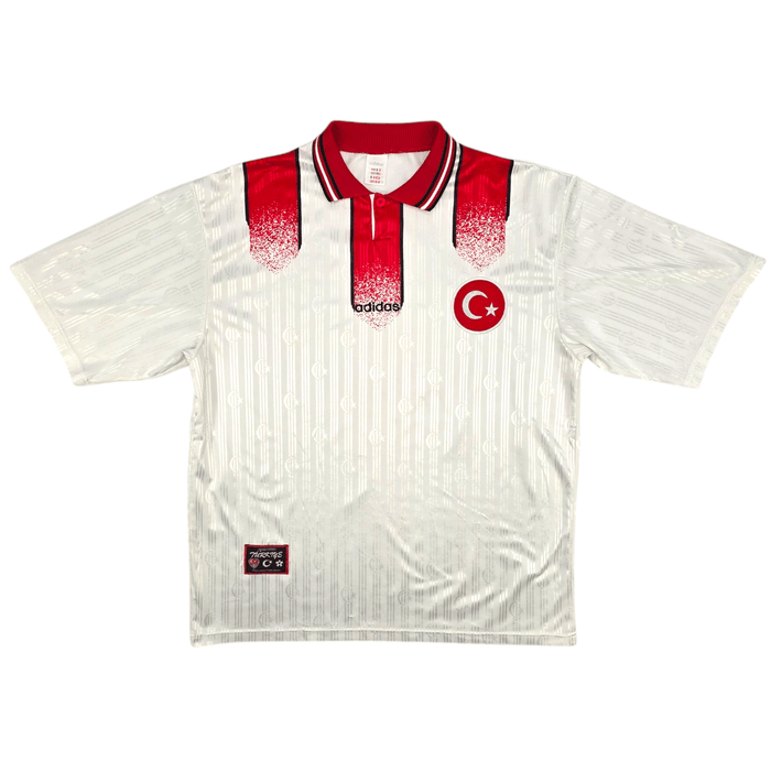 1996/98 Turkey Away Football Shirt (XL) Adidas - Football Finery - FF300370