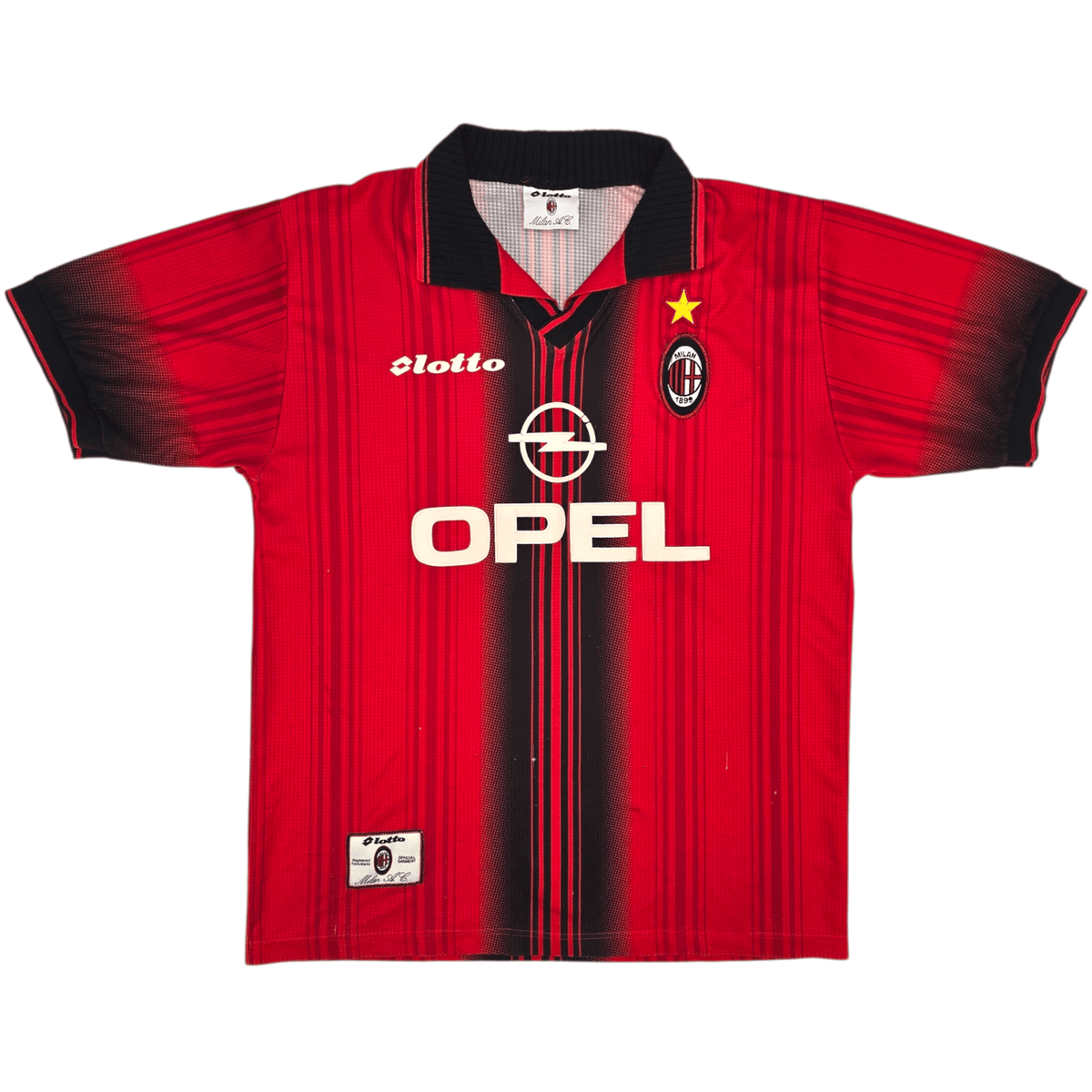 1997/98 AC Milan Fourth Football Shirt (L) Lotto - Football Finery - FF301882