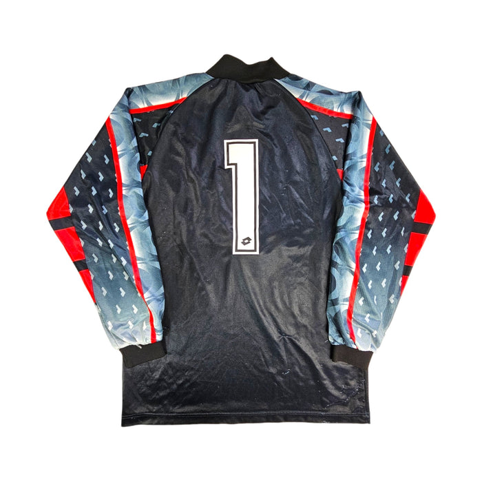 1997/98 AC Milan Goal Keeper Football Shirt (L) Lotto # 1 (Rossi) - Football Finery - FF202995
