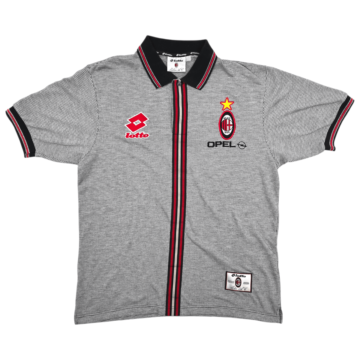 1997/98 AC Milan Training Shirt (L) Lotto – Football Finery