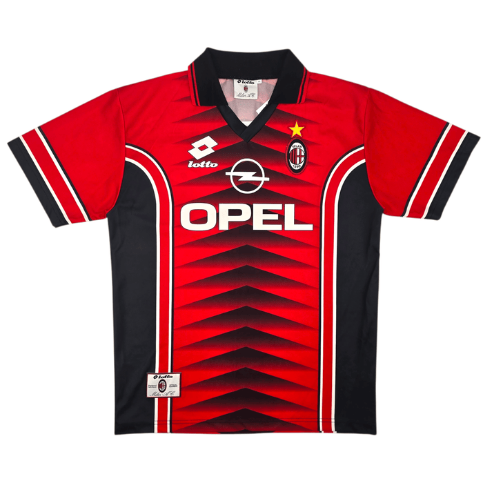 1997/98 AC Milan Training Top (XL) Lotto - Football Finery - FF303207