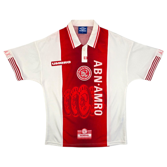 1997/98 Ajax Home Football Shirt (M) Umbro #10 Litmanen - Football Finery - FF204355