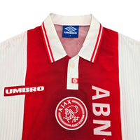 1997/98 Ajax Home Football Shirt (M) Umbro #10 Litmanen - Football Finery - FF204355