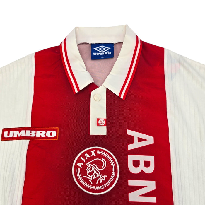 1997/98 Ajax Home Football Shirt (XL) Umbro - Football Finery - FF204284