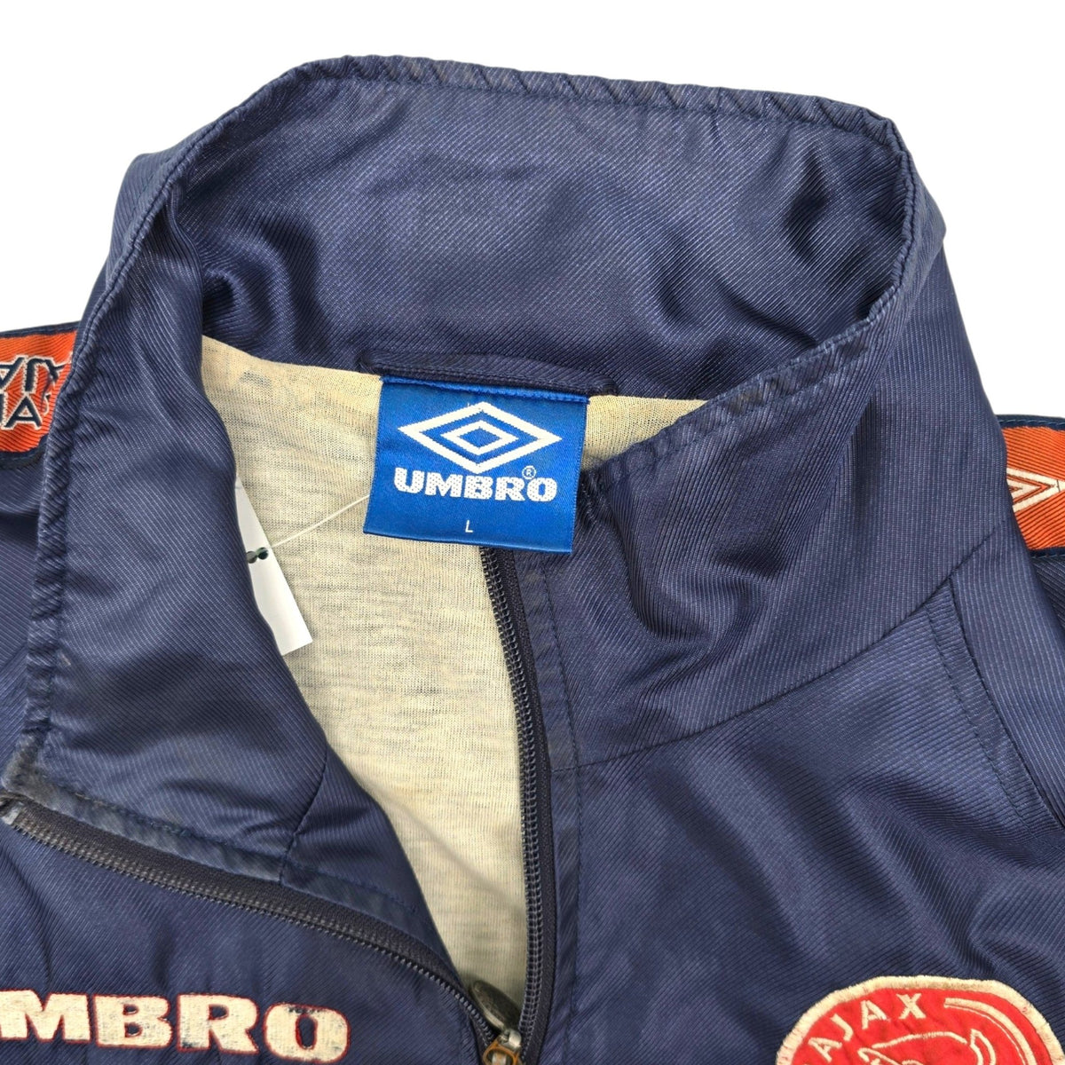 1997/98 Ajax Training Jacket (L) Umbro - Football Finery - FF306559