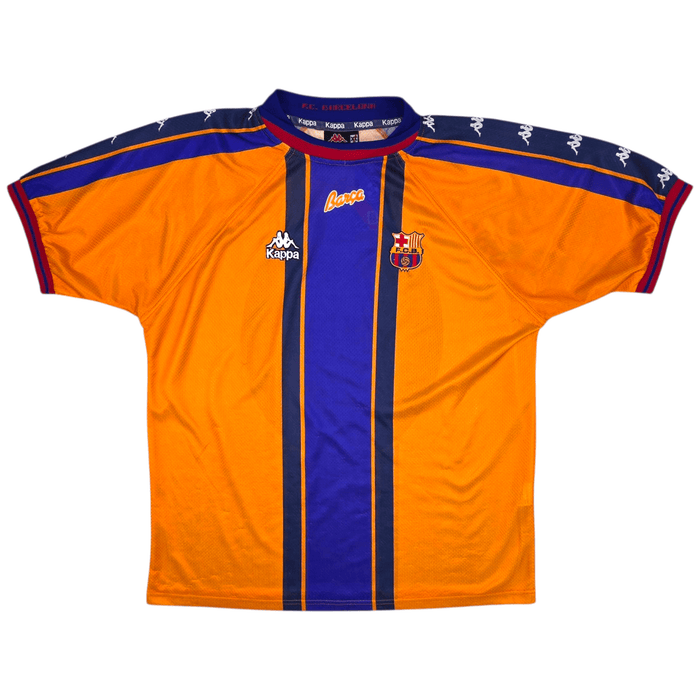 1997/98 Barcelona Away Football Shirt (XL) Kappa - Football Finery - FF302561