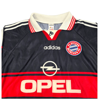 1997/98 Bayern Munich Away Football Shirt (M) Adidas #10 Matthaus - Football Finery - FF300018