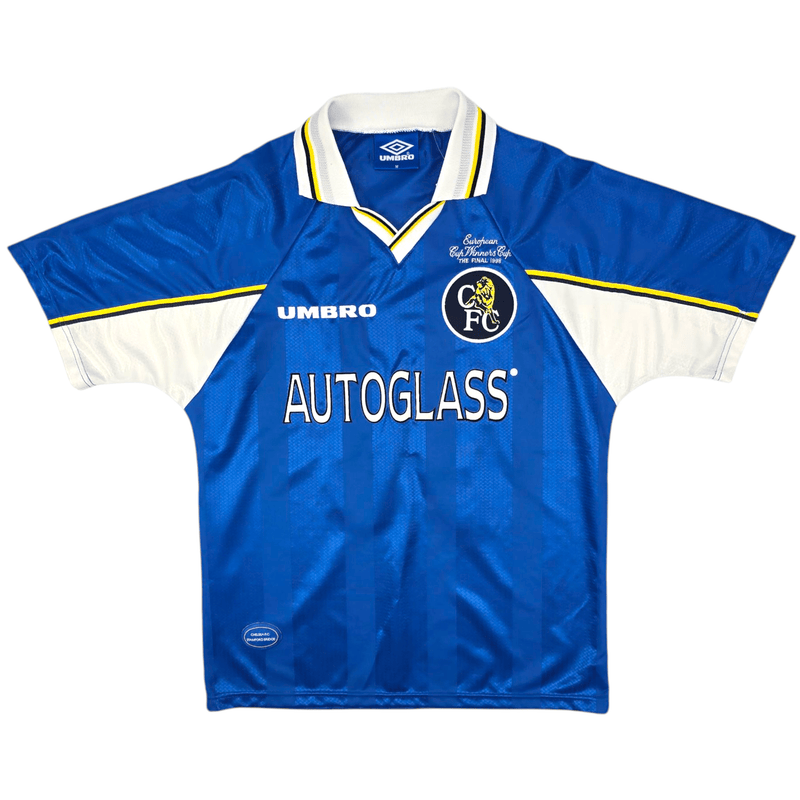1997/98 Chelsea Home Football Shirt (M) Umbro #98 Stockholm (UCWC) - Football Finery - FF300337