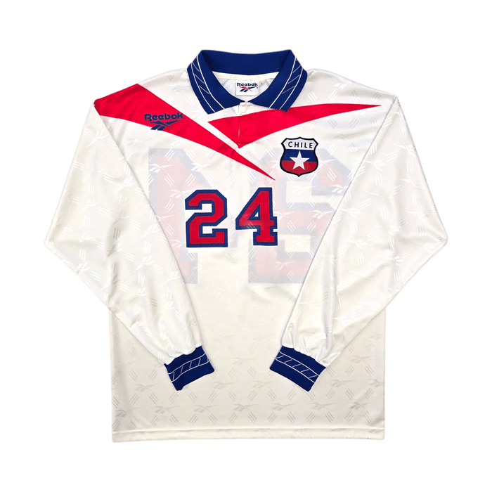 1997/98 Chile Away Football Shirt (L) Reebok 24 | Player Version - Football Finery - FF305540