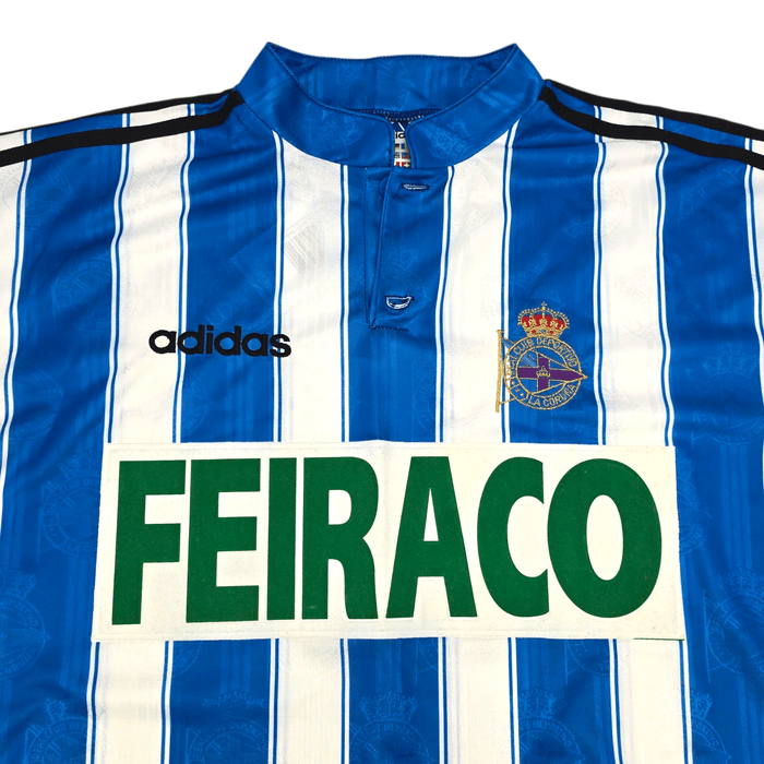 1997/98 Deportivo La Coruna Home Football Shirt (XL) Umbro - Football Finery - FF302646