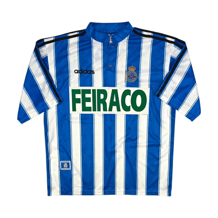 1997/98 Deportivo La Coruna Home Football Shirt (XL) Umbro - Football Finery - FF302646