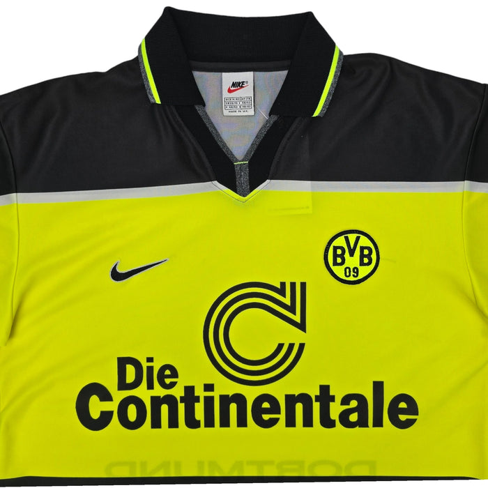 1997/98 Dortmund Home Football Shirt (M) Nike - Football Finery - FF203784