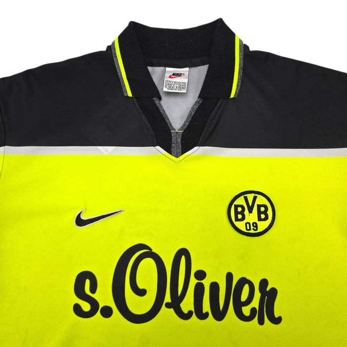1997/98 Dortmund Home Football Shirt (M) Nike - Football Finery - FF306486