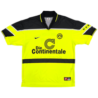 1997/98 Dortmund Home Football Shirt (XL) Nike 97 CL Winner (Special Edition) - Football Finery - FF303652