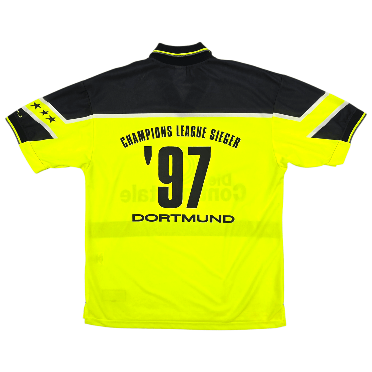 1997/98 Dortmund Home Football Shirt (XL) Nike 97 CL Winner (Special Edition) - Football Finery - FF303652