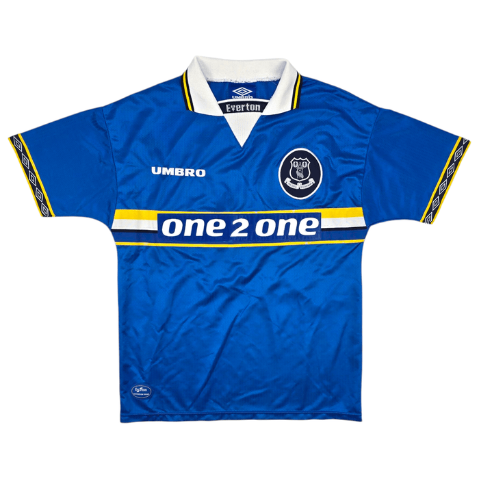 1997/98 Everton Home Football Shirt (M) Umbro #28 Bilic - Football Finery - FF300763