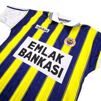 1997/98 Fenerbahce Home Football Shirt (L) Adidas # 9 - Football Finery - FF202690