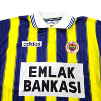 1997/98 Fenerbahce Home Football Shirt (L) Adidas # 9 - Football Finery - FF202690