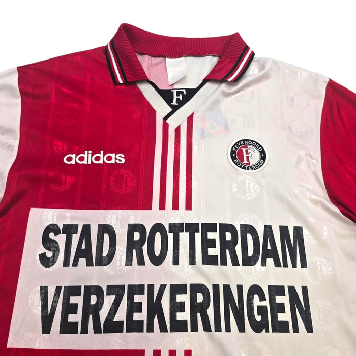 1997/98 Feyenoord Home Football Shirt (M) Adidas - Football Finery - FF305030