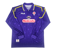 1997/98 Fiorentina Home Football Shirt (XL) FILA 9 Batistuta - Football Finery - FF303412