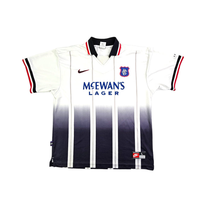 1997/98 Glasgow Rangers Away Football Shirt (L) Nike #8 Gascoigne - Football Finery - FF203638