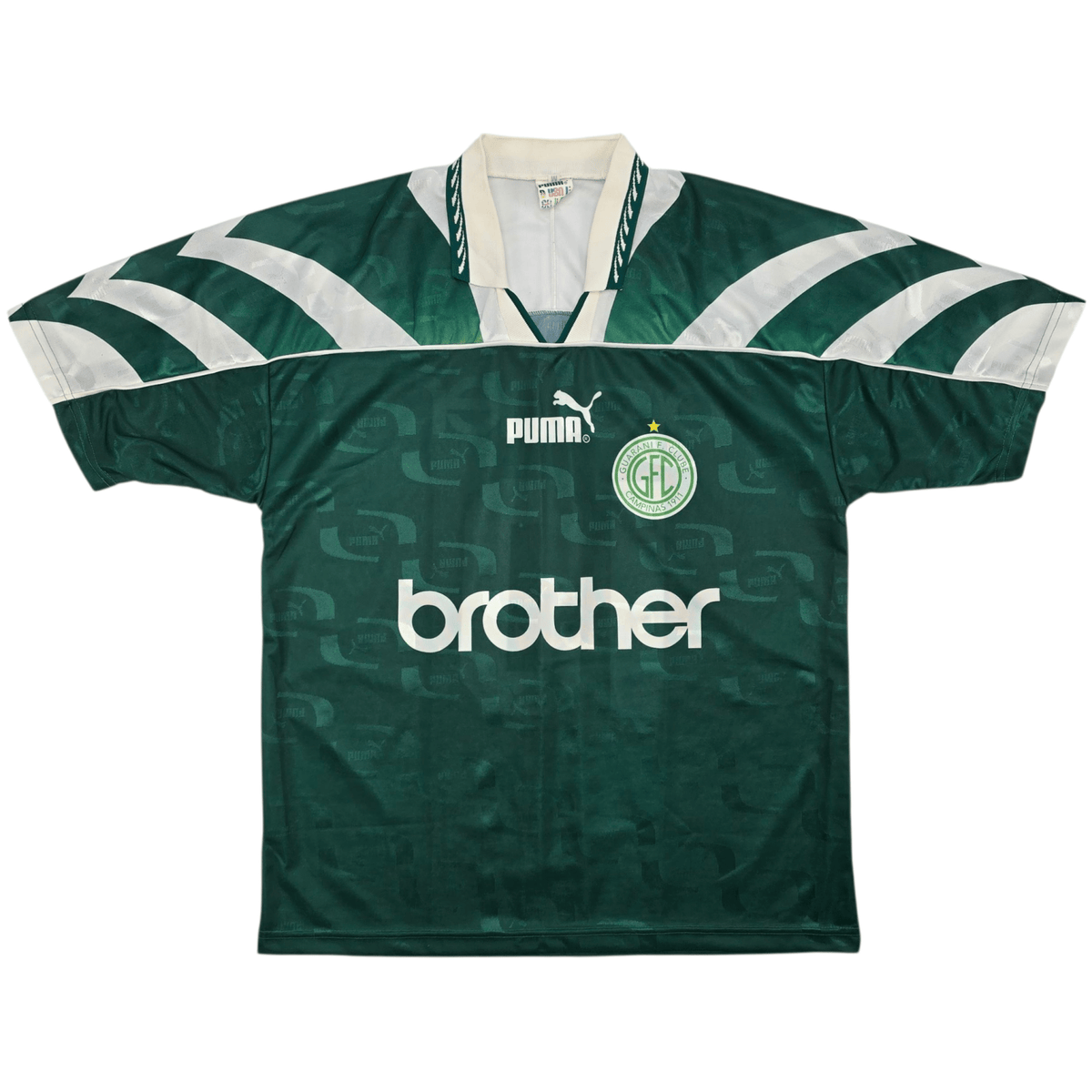 1997/98 Guarani FC Home Football Shirt (M) Puma 10 - Football Finery - FF301297