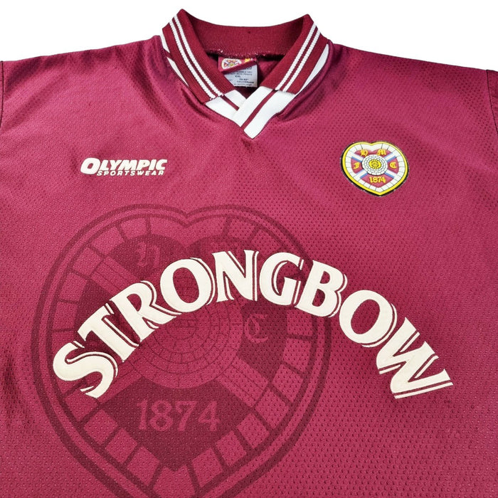 1997/98 Hearts Home Football Shirt (2XL) Olympic - Football Finery - FF202666