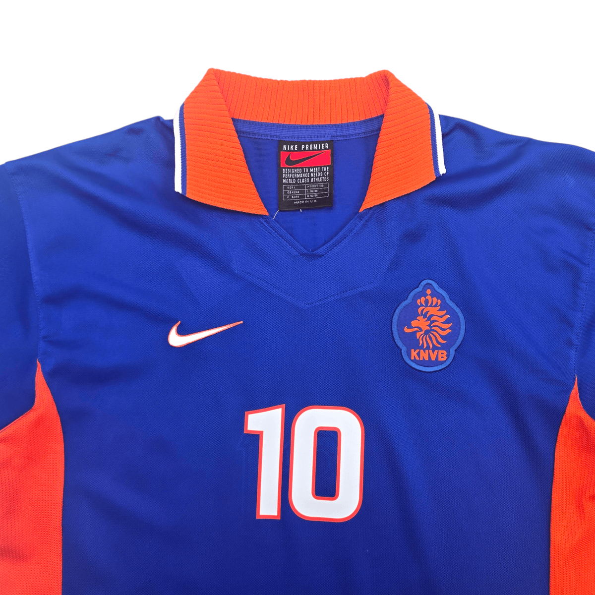 1997/98 Holland Away Football Shirt (L) Nike 10 Seedorf - Football Finery - FF304574