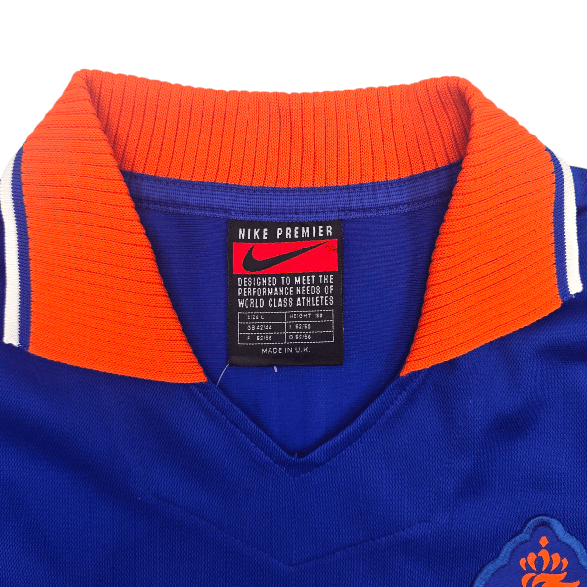 1997/98 Holland Away Football Shirt (L) Nike 10 Seedorf - Football Finery - FF304574