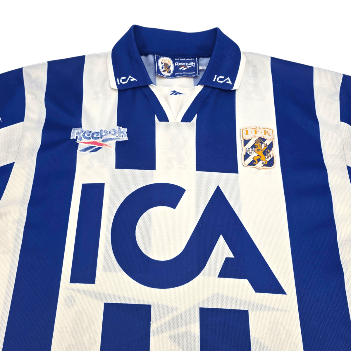 1997/98 IFK Gothenburg Home Football Shirt (L) Reebok - Football Finery - FF302082
