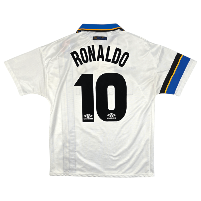 1997/98 Inter Milan Away Football Shirt (L) Umbro #10 Ronaldo - Football Finery - FF300129