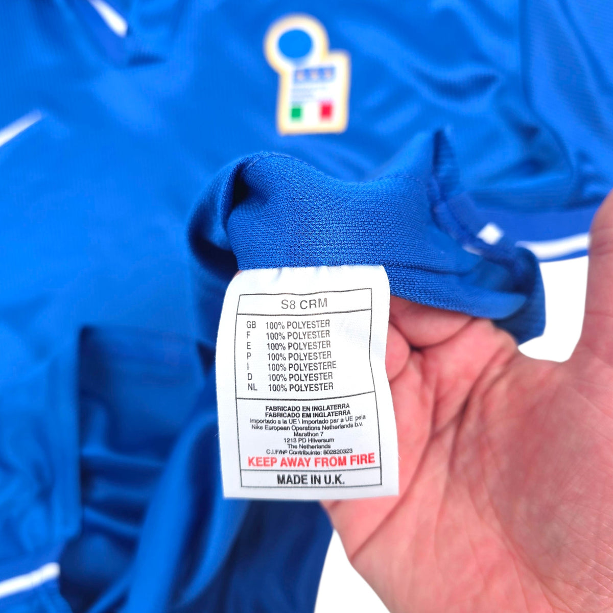 1997/98 Italy Home Football Shirt (L) Nike - Football Finery - FF305338