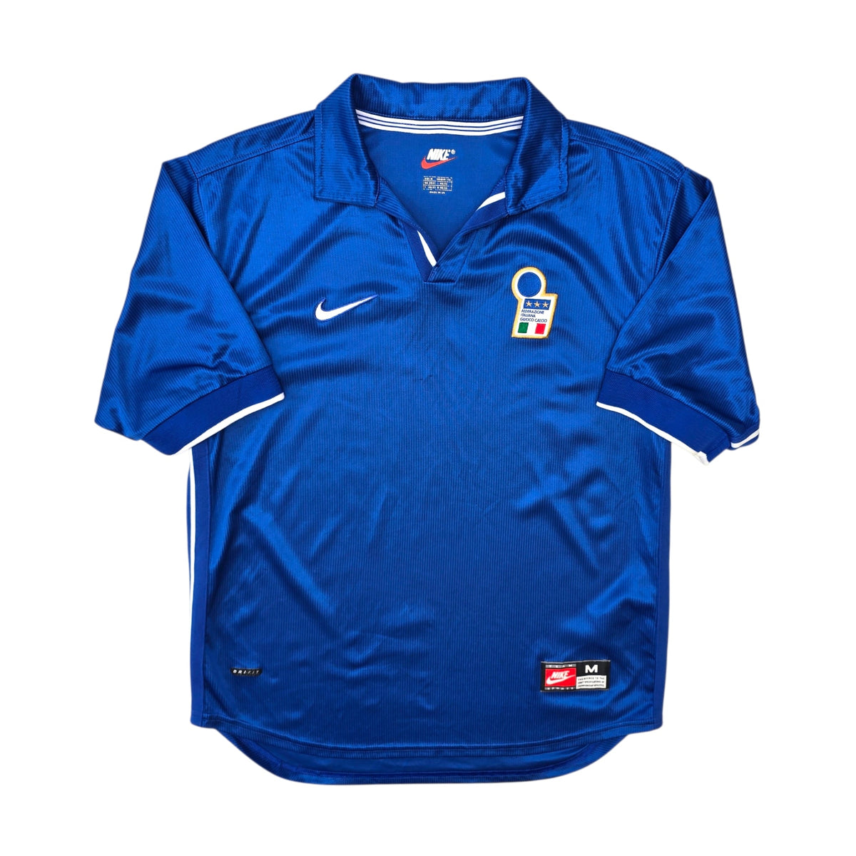 1997/98 Italy Home Football Shirt (M) Nike - Football Finery - FF306421