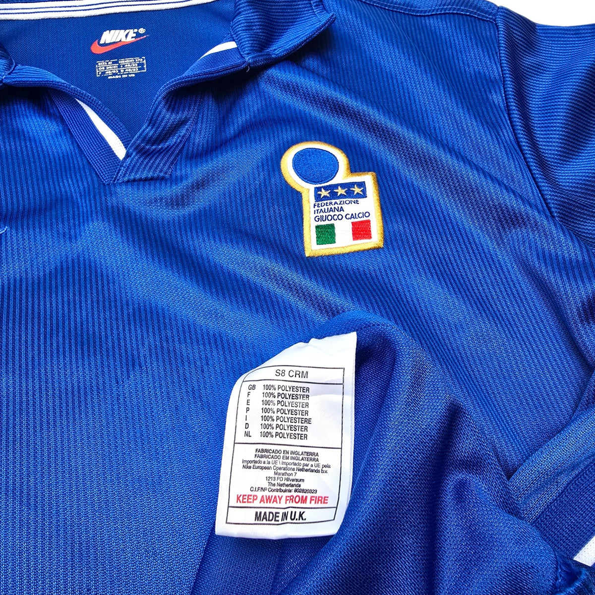 1997/98 Italy Home Football Shirt (M) Nike - Football Finery - FF306421