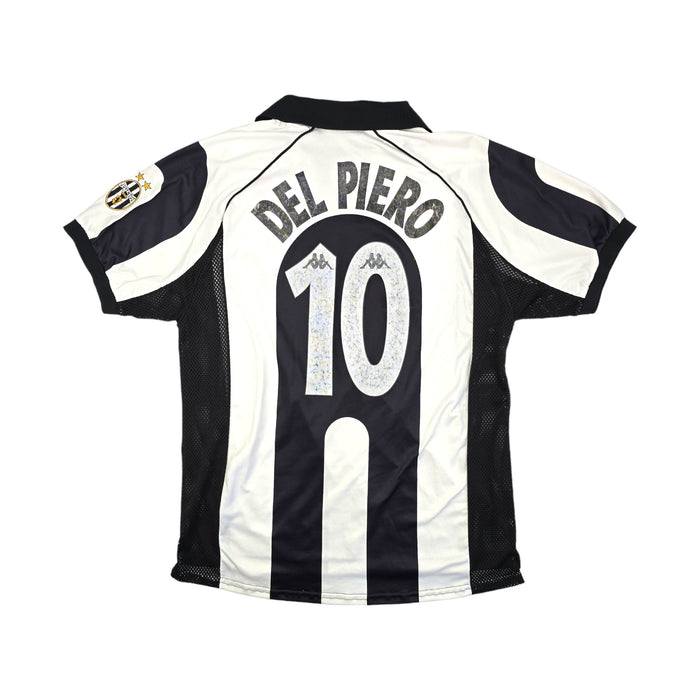 1997/98 Juventus Home Football Shirt (XL) Kappa # 10 Del Piero - Football Finery - FF202905
