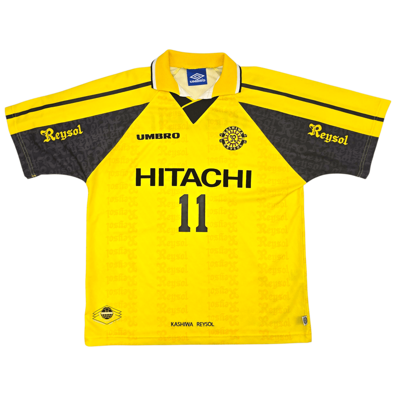 1997/98 Kashiwa Reysol Home Football Shirt (L) Umbro 11 - Football Finery - FF300854